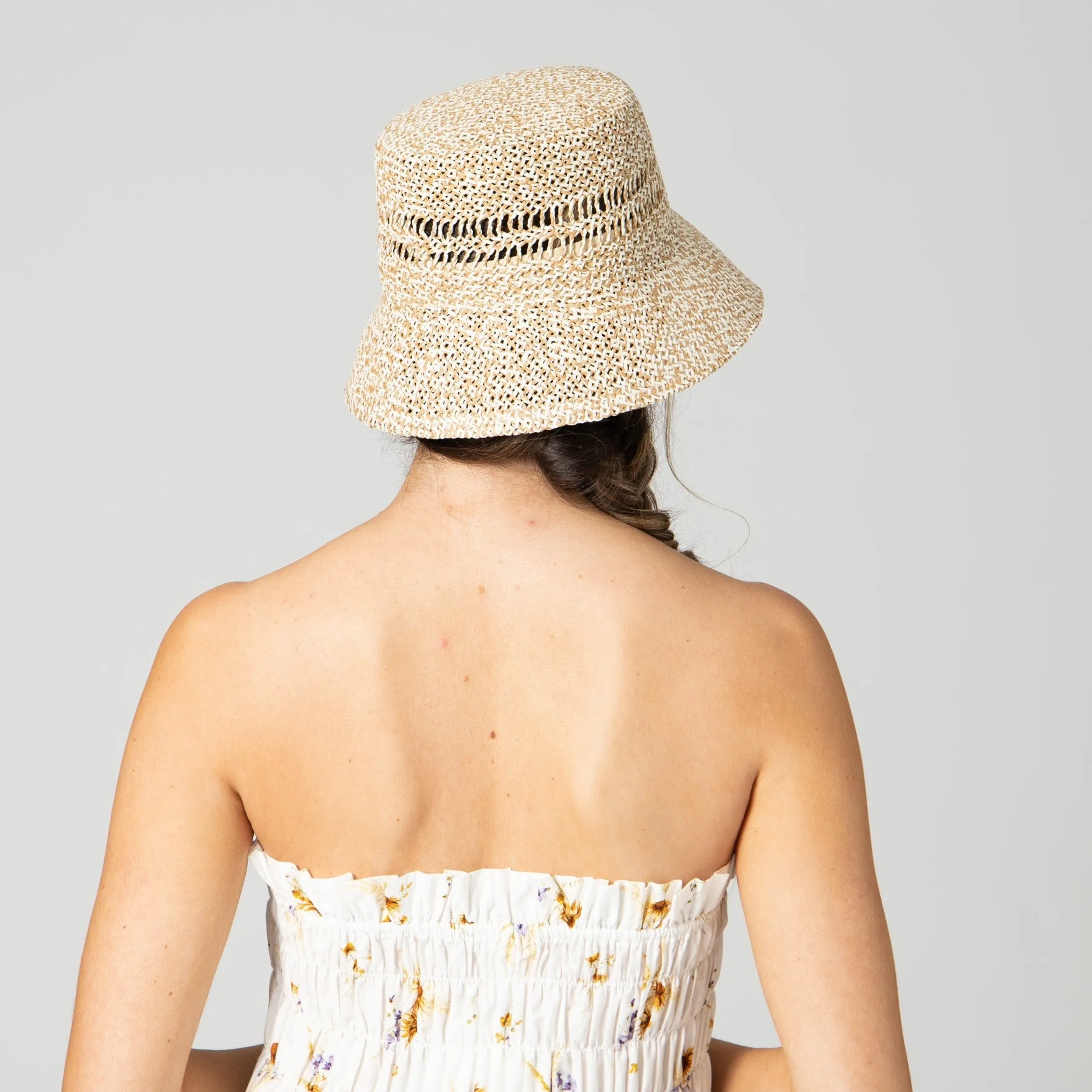 Woven Marled Bucket Hat